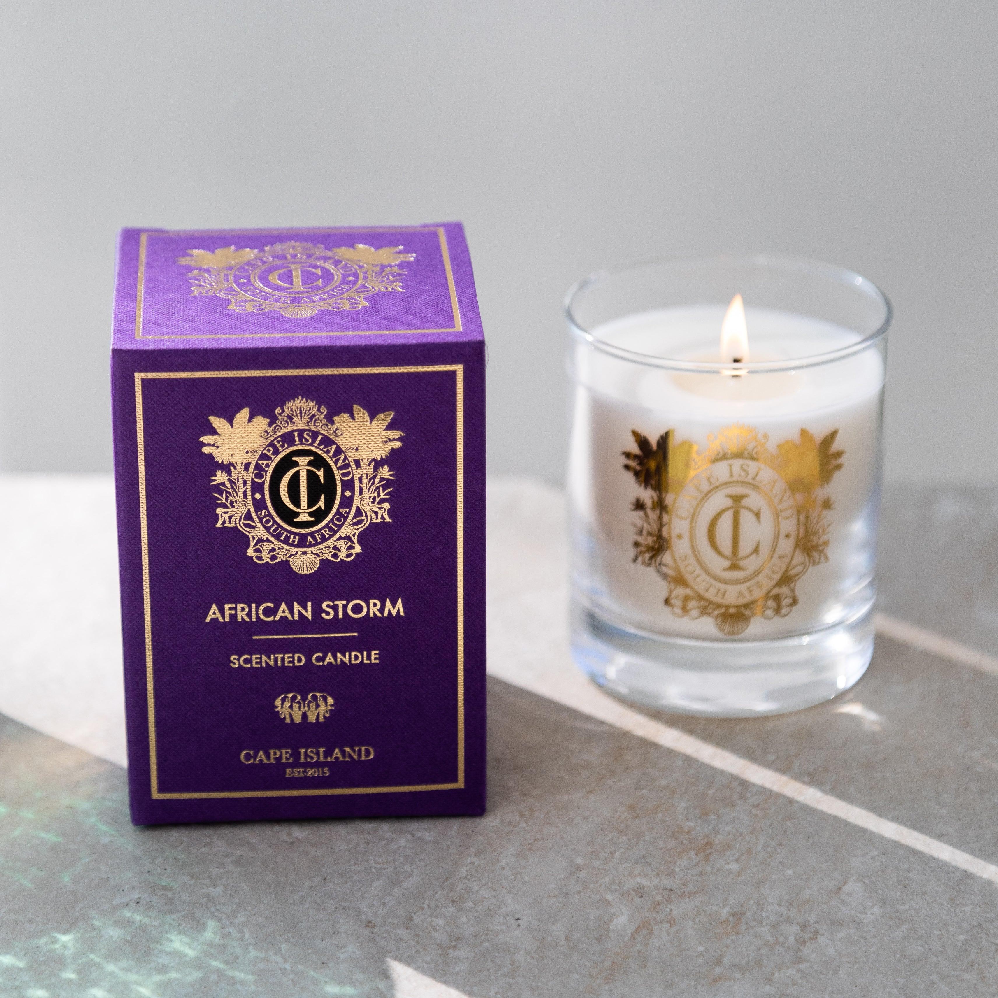 Aromatinė žvakė AFRICAN STORM 200 g - THE HOME STORY