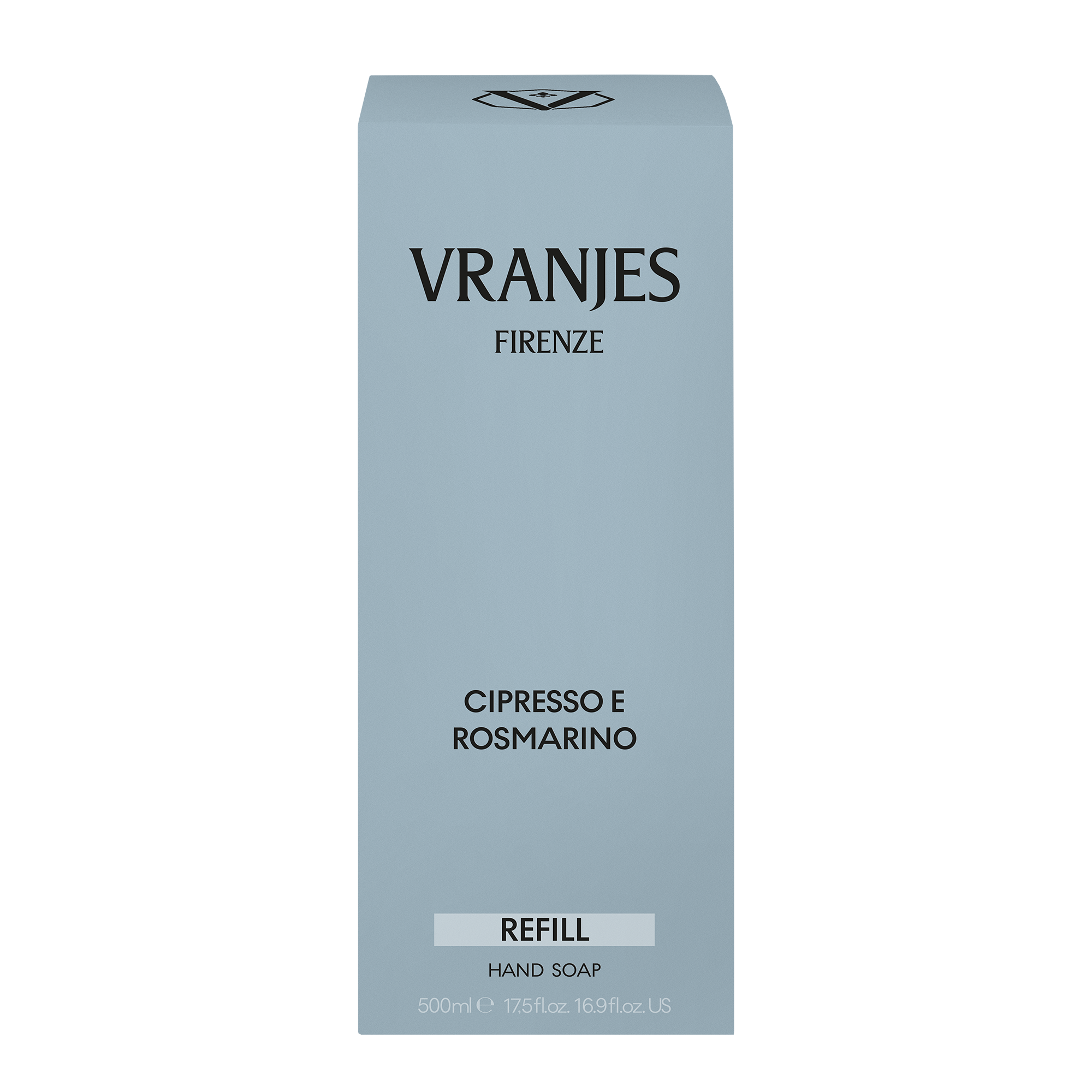 Dr. Vranjes Firenze rankų muilo papildymas CIPRESSO E ROSMARINO 500ml
