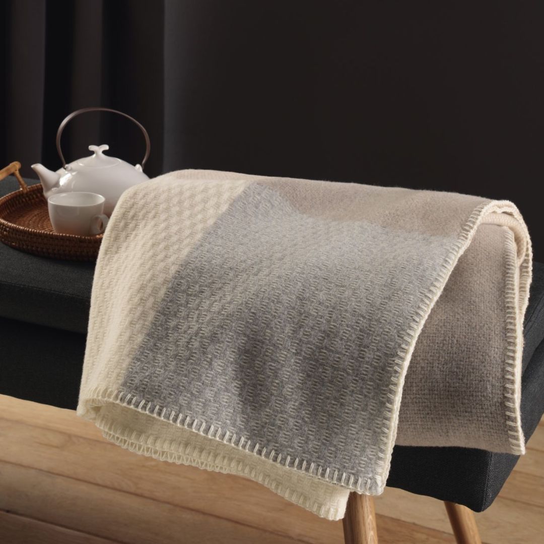 Merino vilnos pledas FRAME NATURE