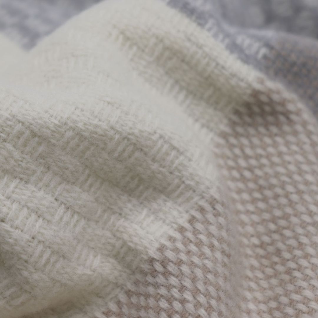 Merino vilnos pledas FRAME NATURE