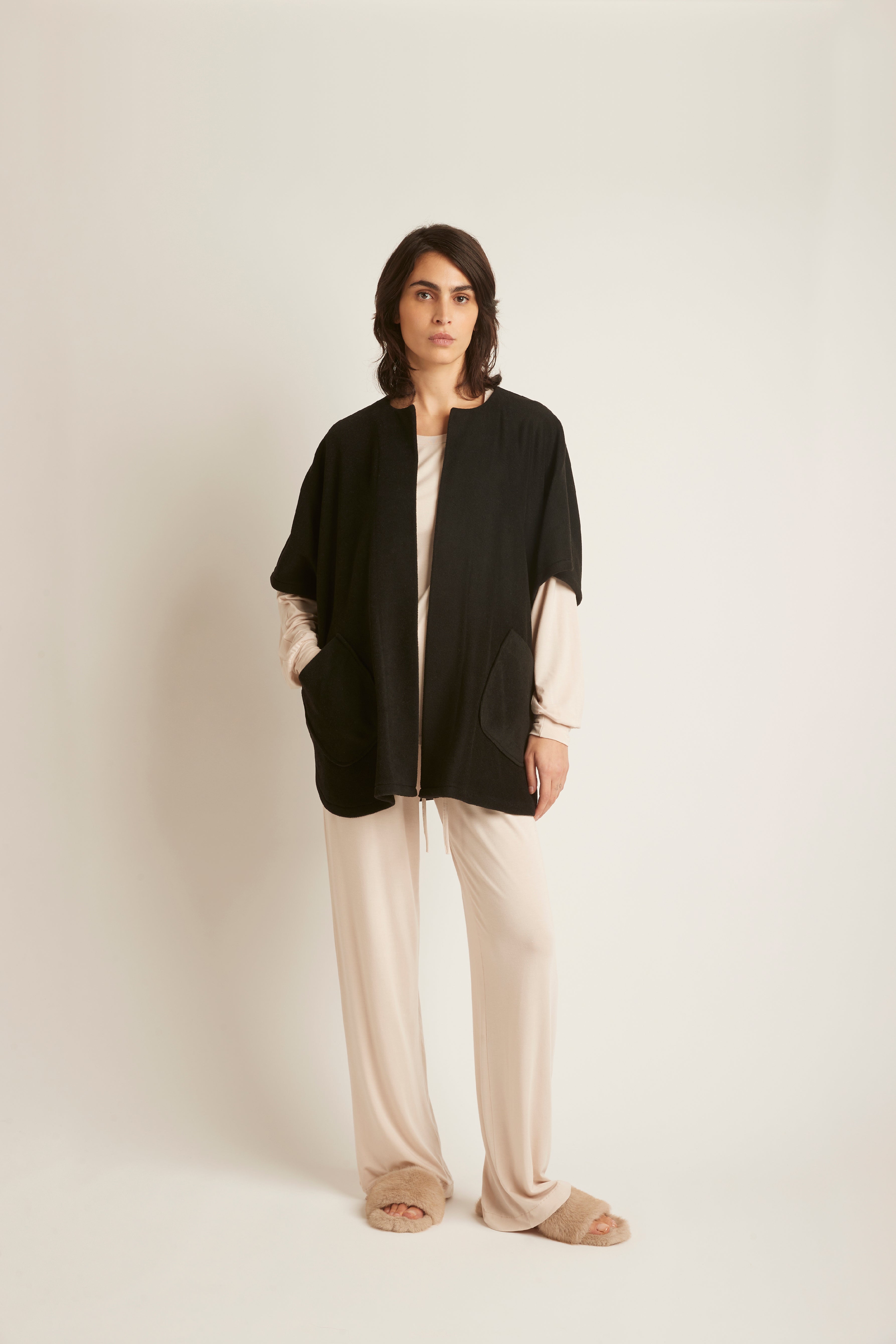 Kardiganas/Chalatas RACHEL SMOKEY BLUE