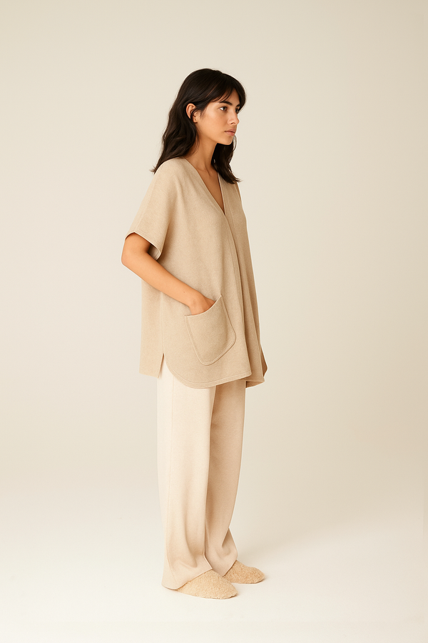 Kardiganas/Chalatas RACHEL BEIGE