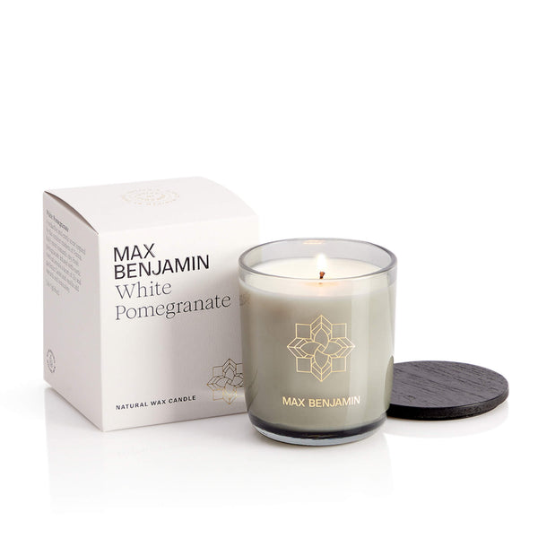 MAX BENJAMIN scented candle WHITE POMEGRANATE 