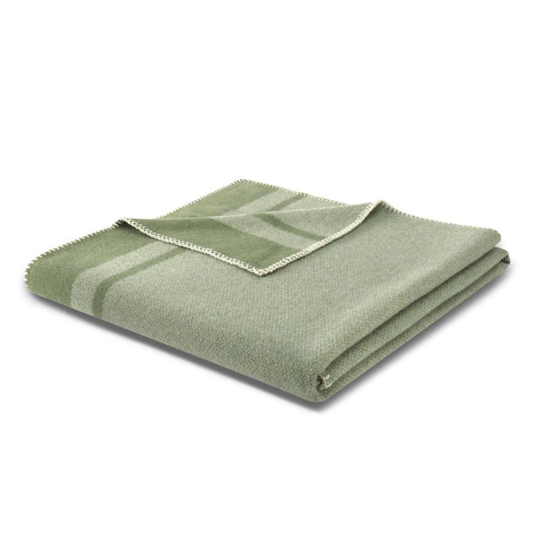 Pledas iš perdirbtos vilnos SRIPE GREEN