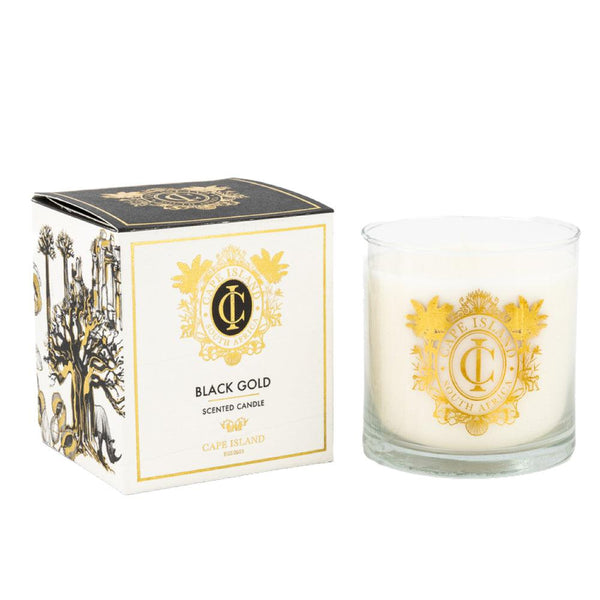 Aromatinė žvakė BLACK GOLD 500 g - THE HOME STORY