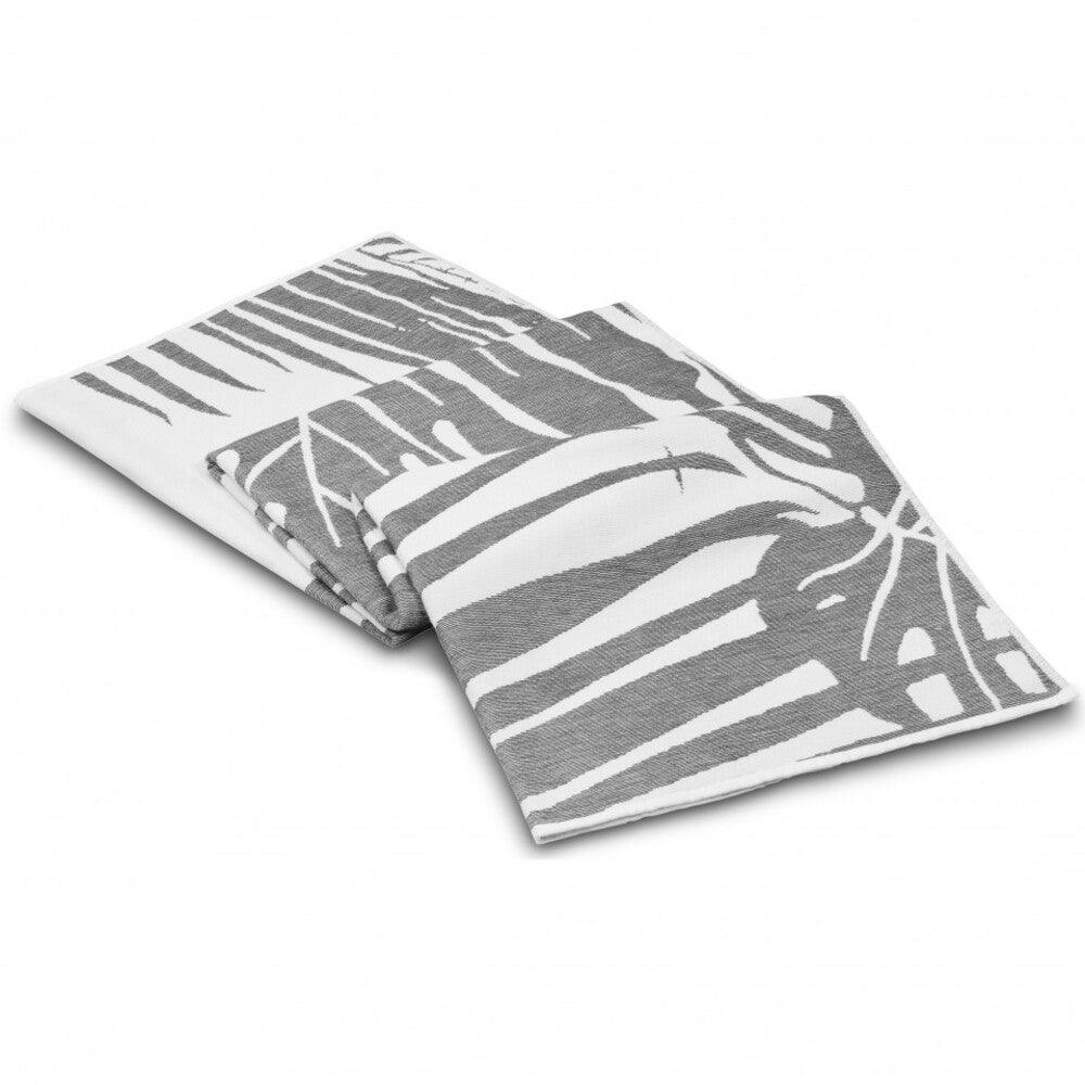 Rankšluostis LEAF White – Anthracite - THE HOME STORY