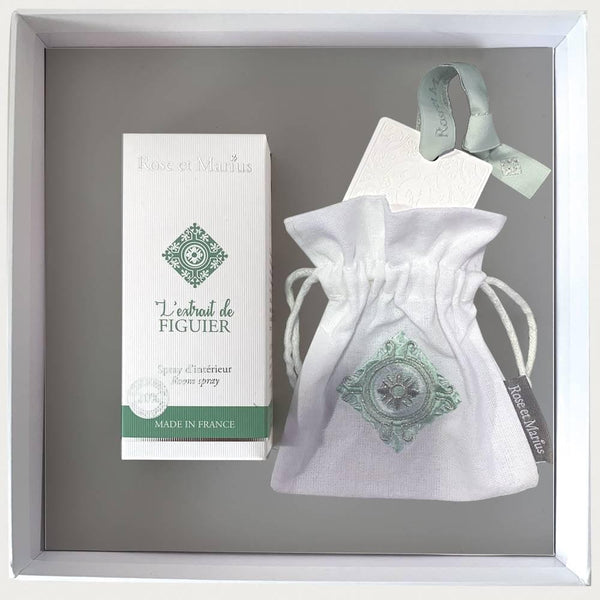 Purškiamas namų kvapas FIG TREE 100ml + medalionas - THE HOME STORY