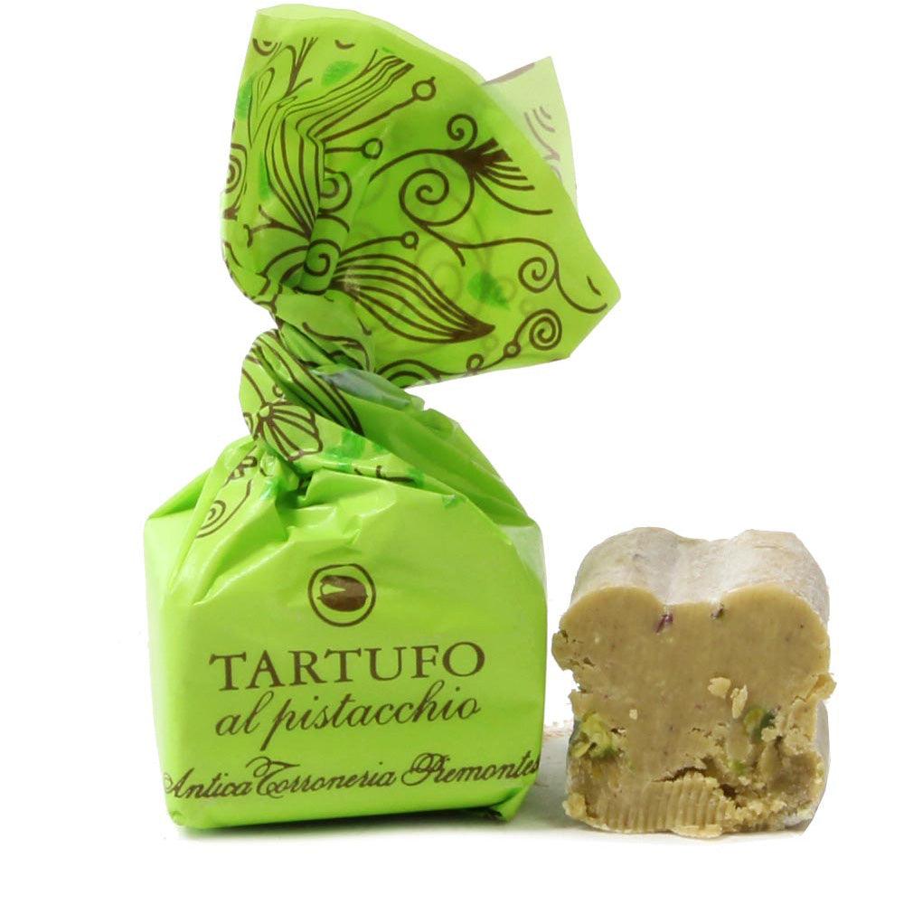 Šokoladinių triufelių dėžutė TARTUFI PISTACCHIO COLORE 125 g - THE HOME STORY