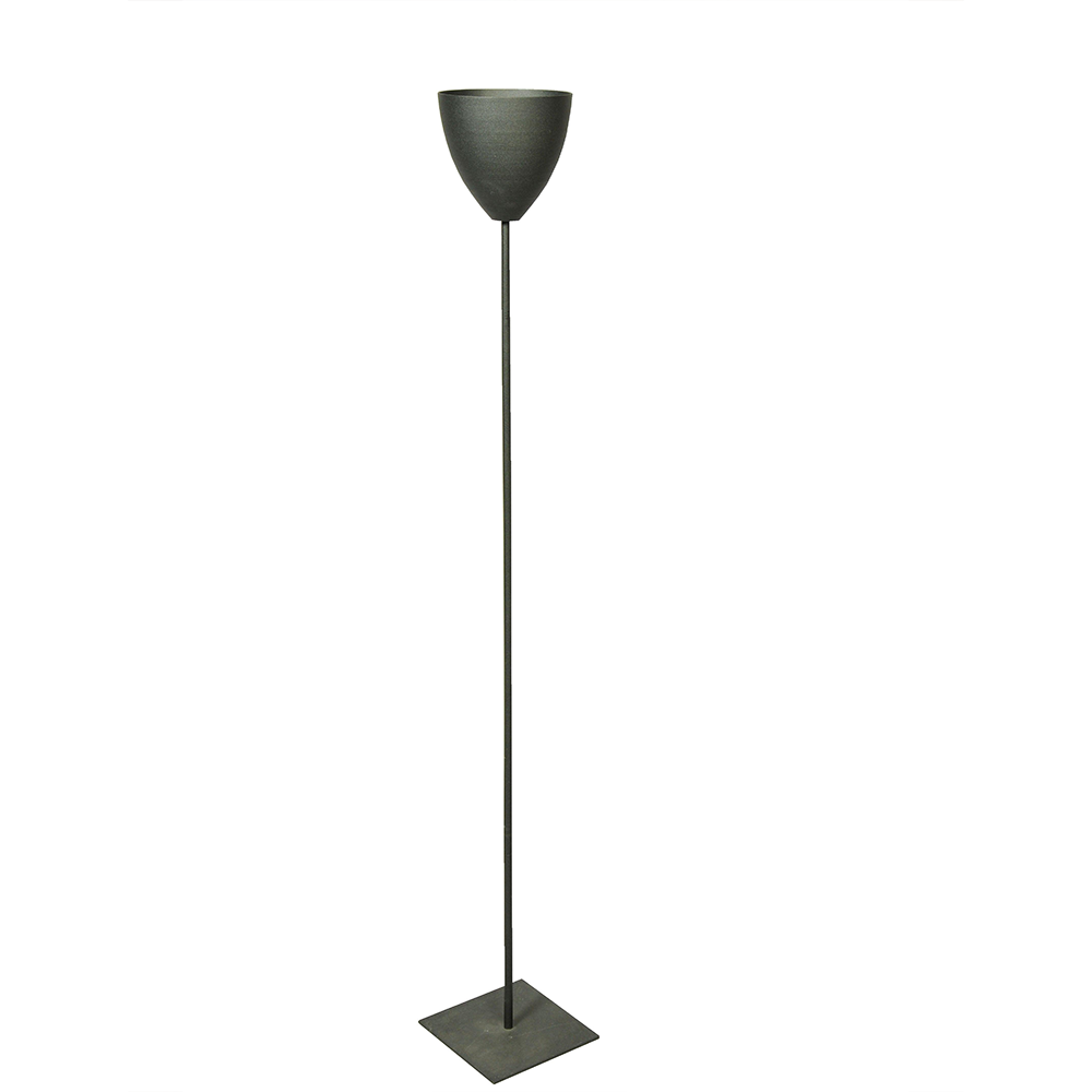 Metalinė vaza/žvakidė ant kojelės BLACKLINE
