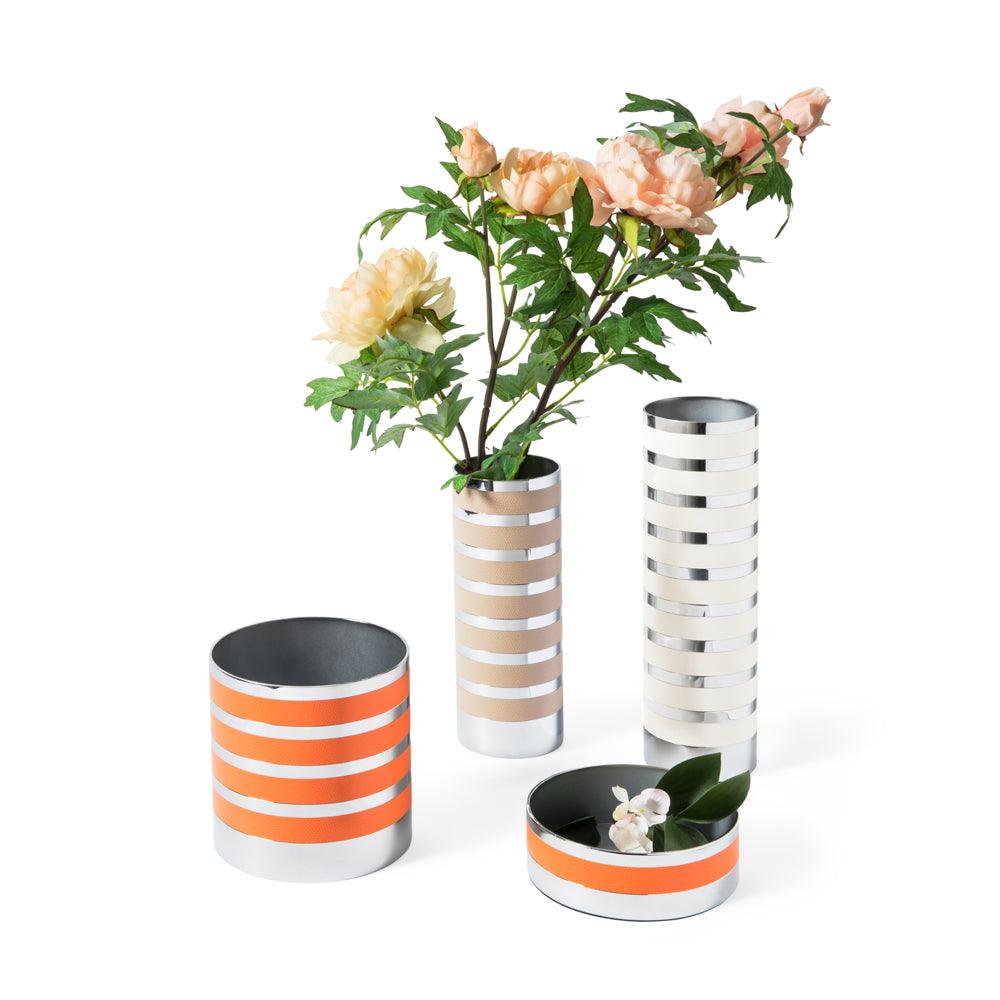 Vaza SATURNO MEDIUM CHROME - THE HOME STORY