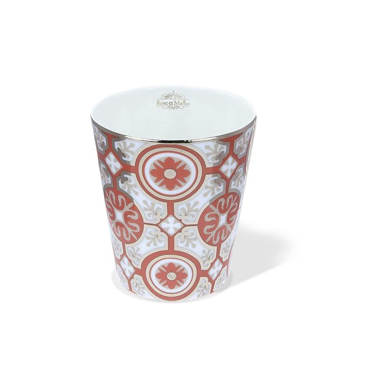 Porceliano indo ir žvakės papildymo rinkinys CASTEU RED PLATINUM - THE HOME STORY