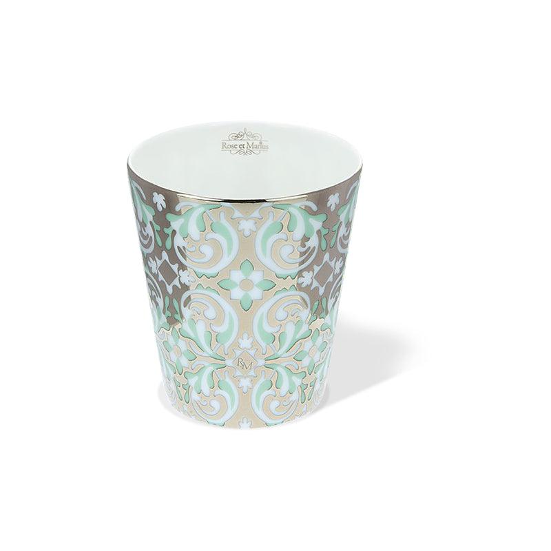 Porceliano indo ir žvakės papildymo rinkinys OUSTAU GREEN PLATINUM - THE HOME STORY